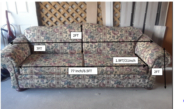 Beautiful Floral Sofa - photo 2