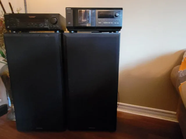 2 Kenwood JL-878 surround sound Speakers thumbnail