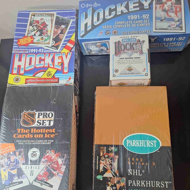 NHL 1991-92 Sealed Boxes