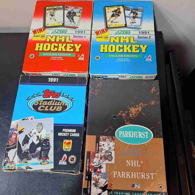 NHL SEALED BOXES 1991