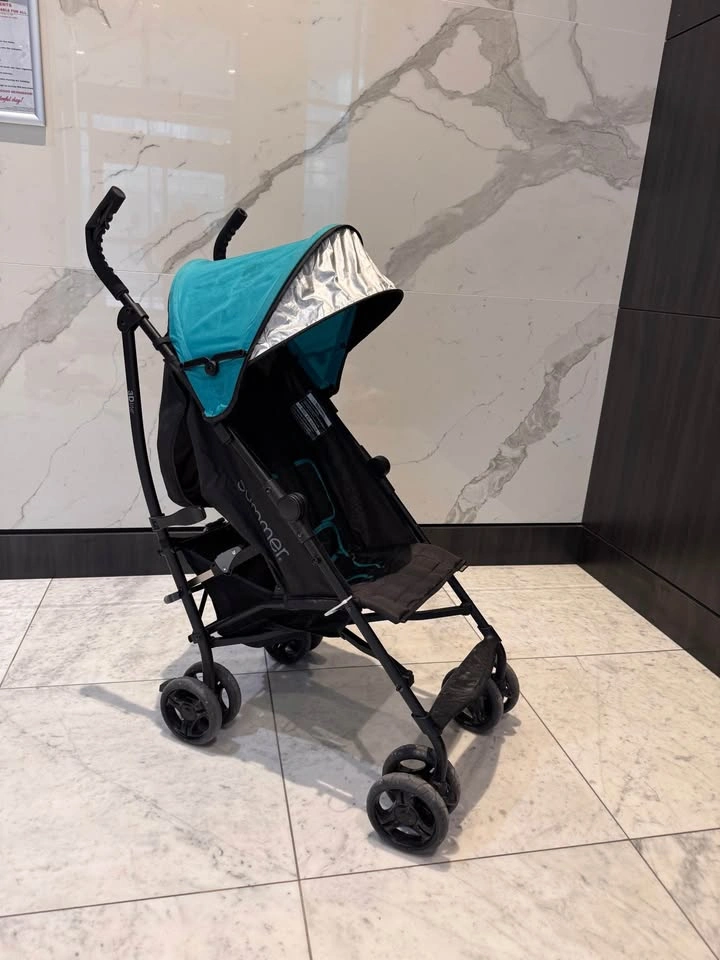 Summer Infant 3Dlite Convenience Stroller, Teal - photo 3