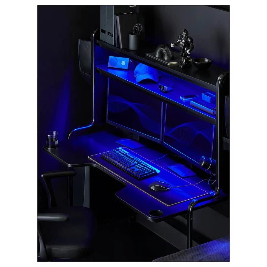 Excellent Condition FREDDE Gaming Desk Black - Cityplace - photo 3
