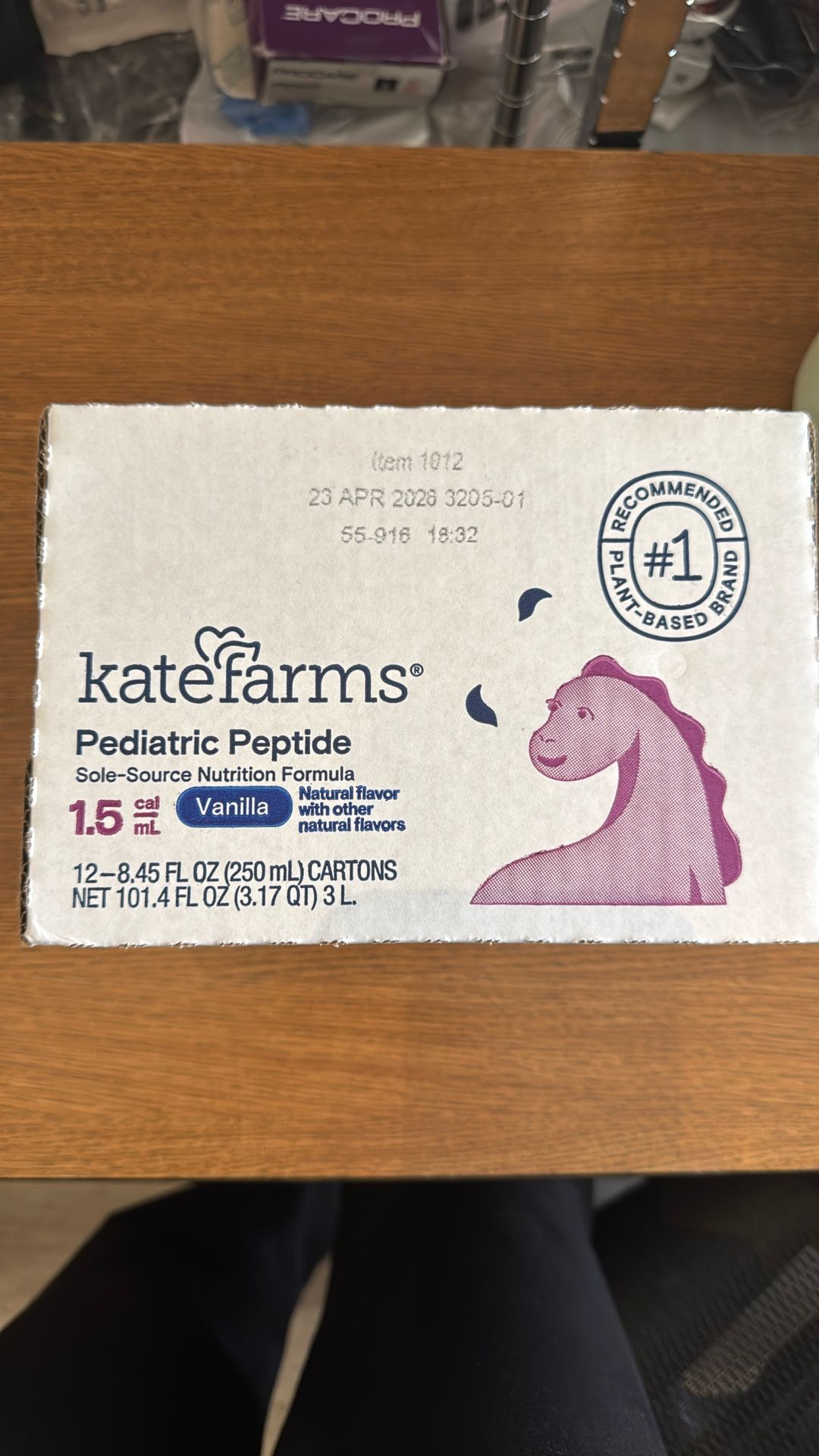Kate Farms Pediatric Peptide 1.5 cal/mL Vanilla