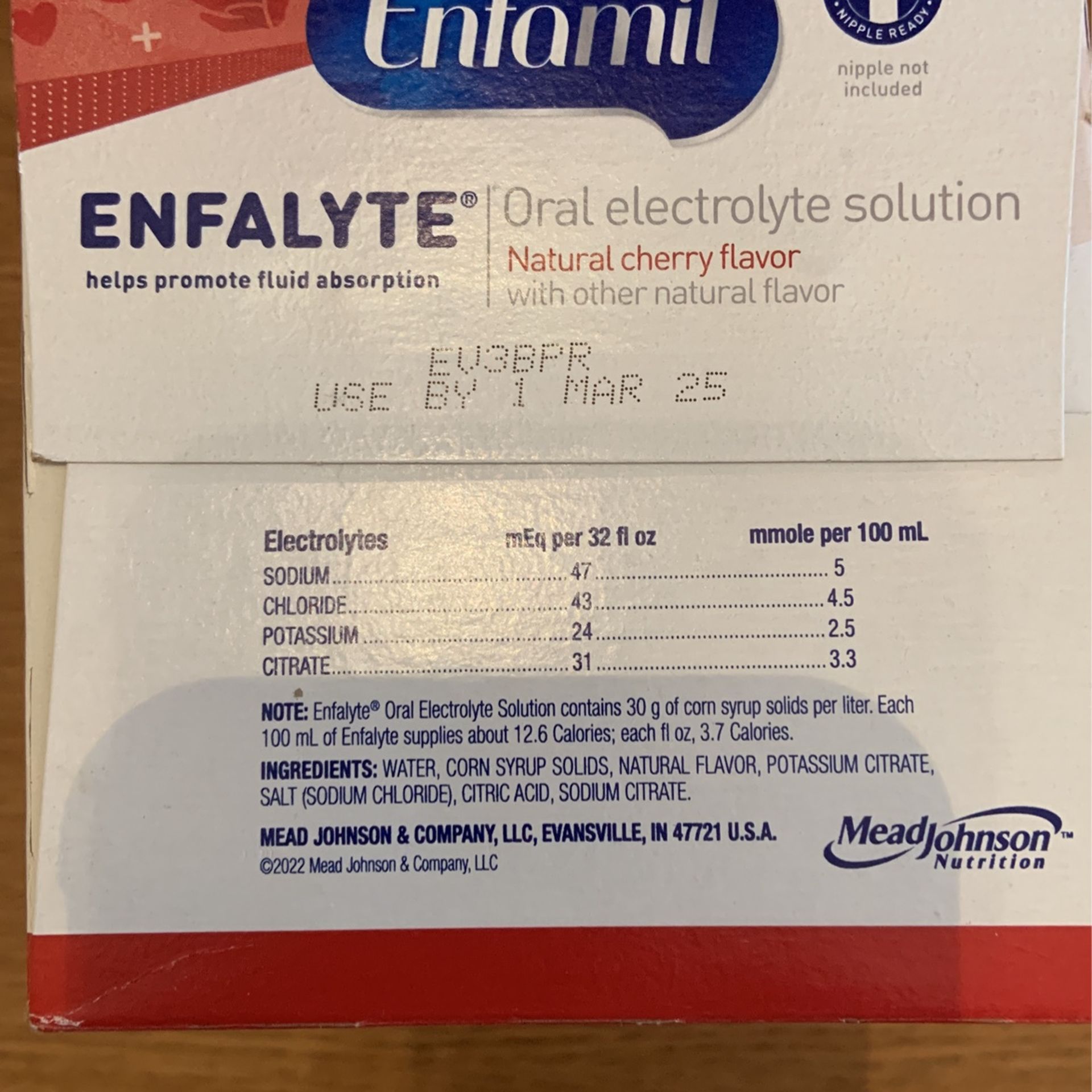Enfamil Oral Electrolyte Solution Natural Cherry Flavor - photo 3