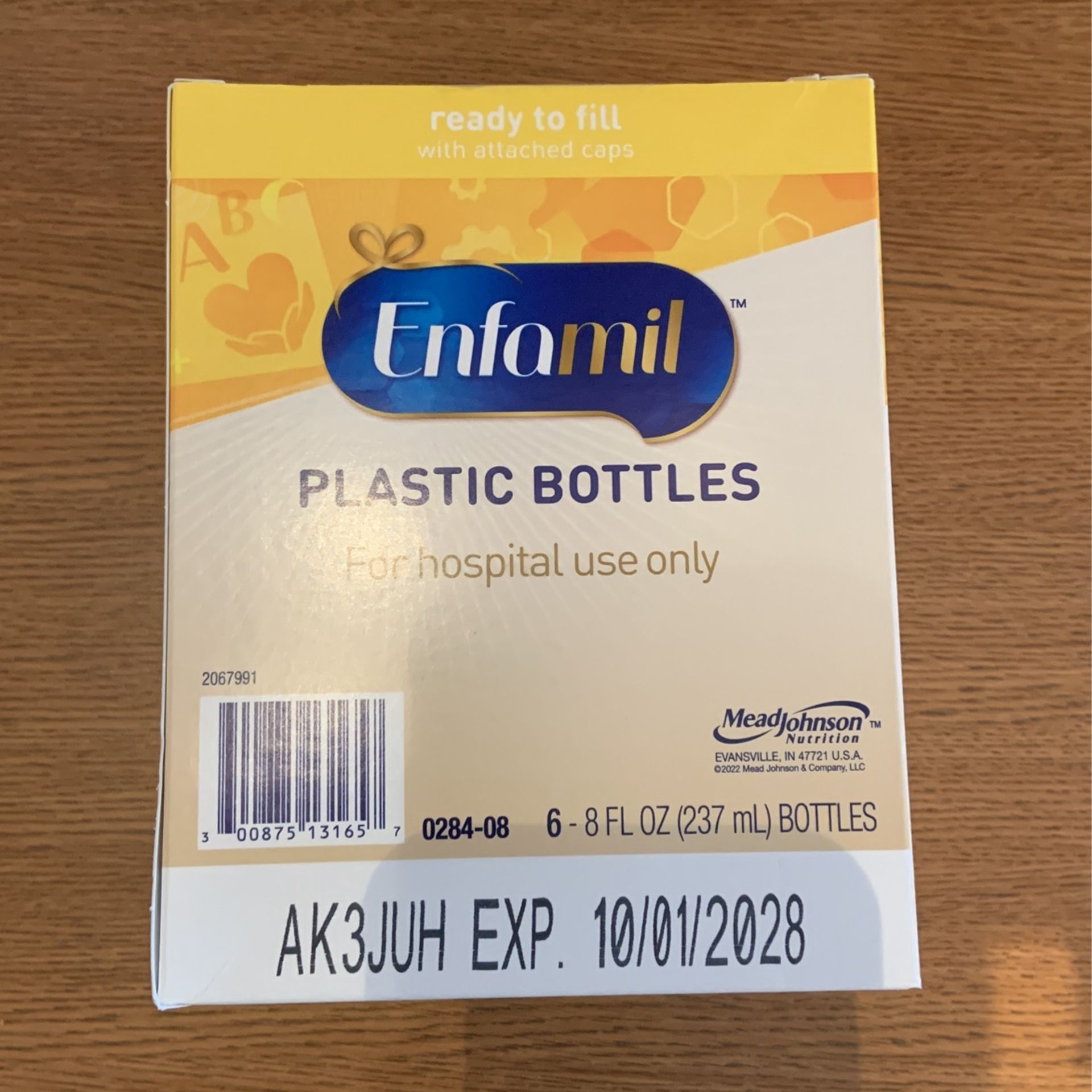 Enfamil Plastic Bottles 6- 8 FL OZ