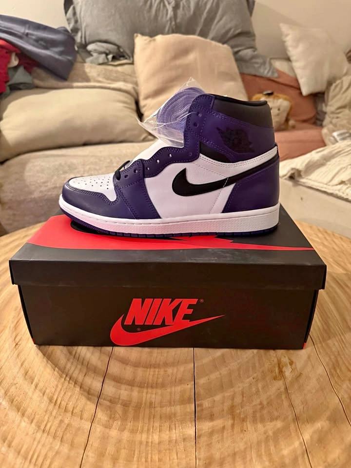 Air Jordan 1 Retro High OG Court Purple M9.5