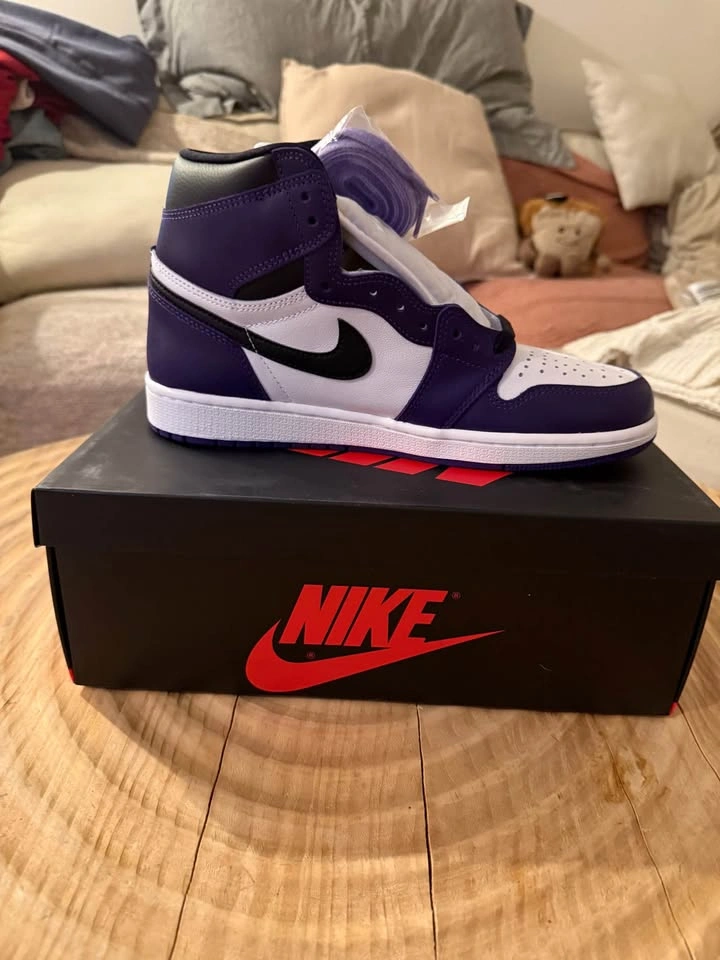 Air Jordan 1 Retro High OG Court Purple M9.5 - photo 3