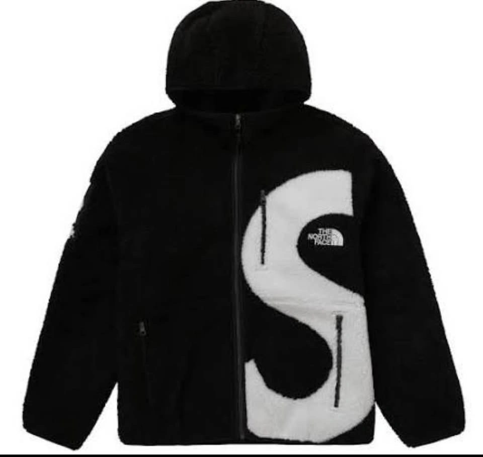 Sealed Supreme x TNF S-Logo Hooded Fleece Jacket - Black - M - photo 5