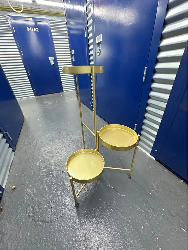 Gold 3 Tier Plant Stand - photo 4