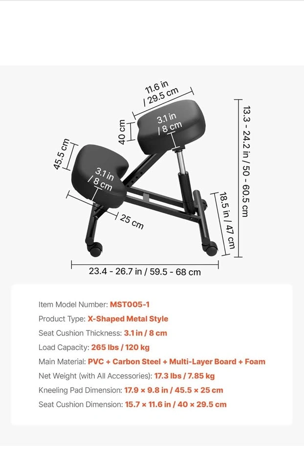 Adjustable Kneeling Chair - photo 4