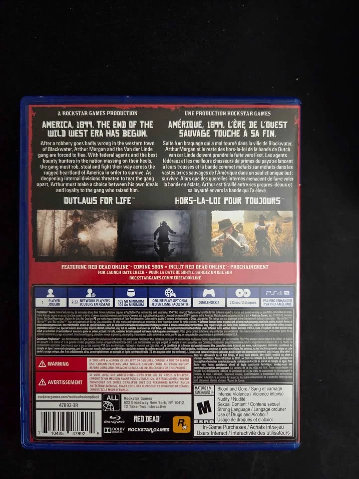 Red Dead Redemption 2 PS5 $30 OBO - photo 2