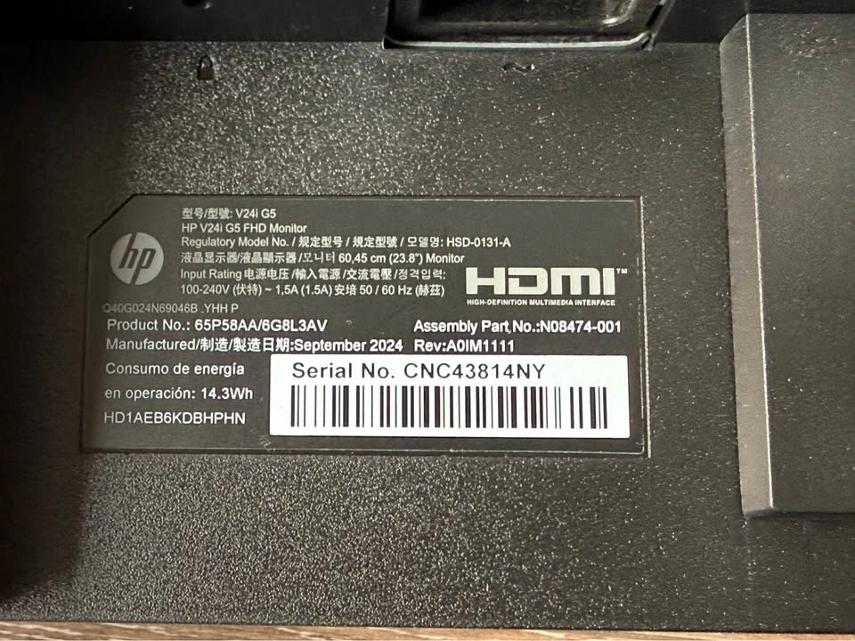 HP 23.8” Full HD Monitor – NEW - photo 5