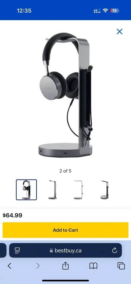 Satechi Aluminium Headphone Stand - photo 2