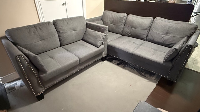 5 Seater Sofa Set (Grey)