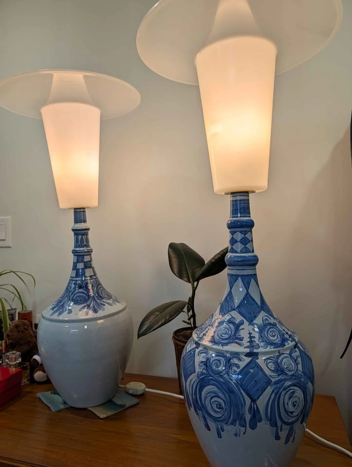 Vintage Rosenthal Studio-Linie Lamps by Bjørn Wiinblad (33") - photo 4