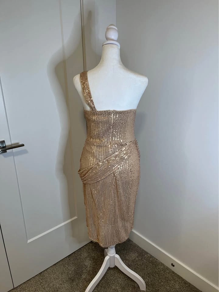 GRACE KARIN Rose Gold Sequin Dress - photo 3
