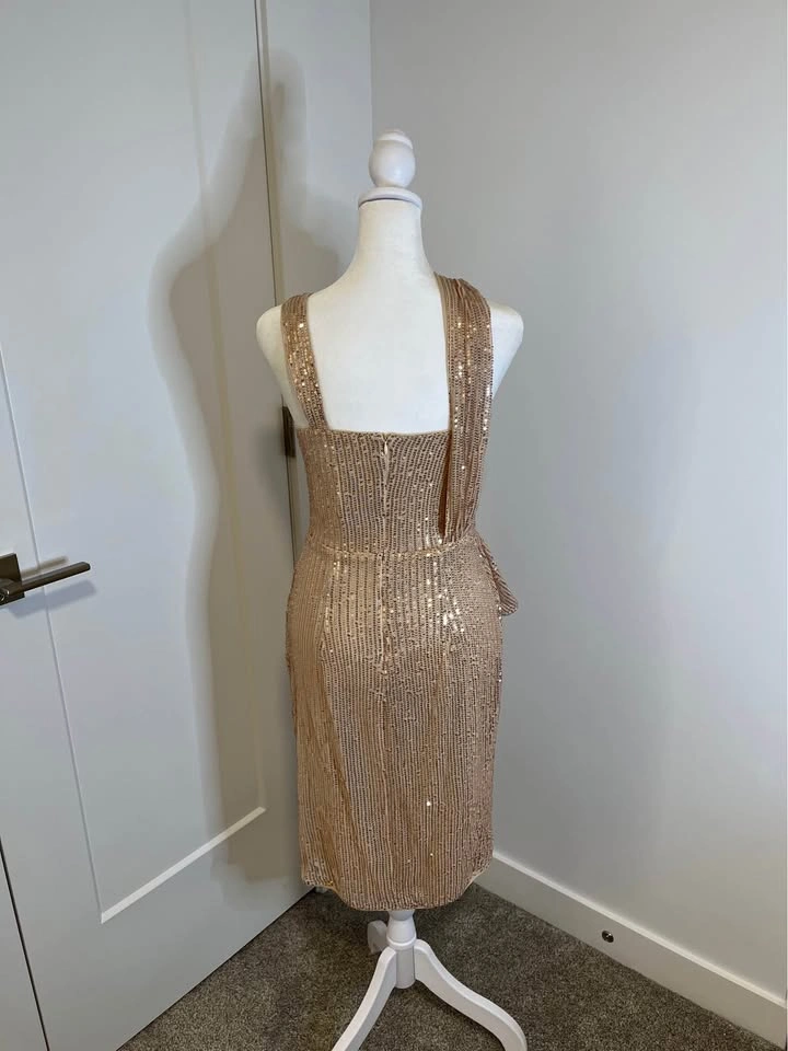 GRACE KARIN Rose Gold Sequin Dress - photo 5