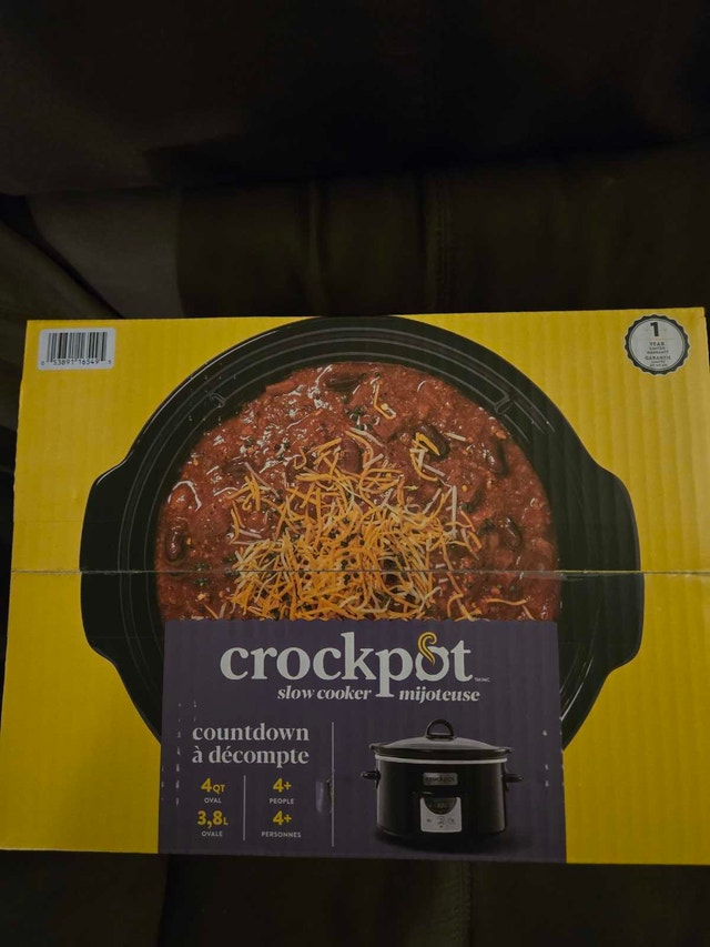 Crock-Pot 4-Quart Digital Countdown Slow Cooker, Black (BNIB) - photo 2