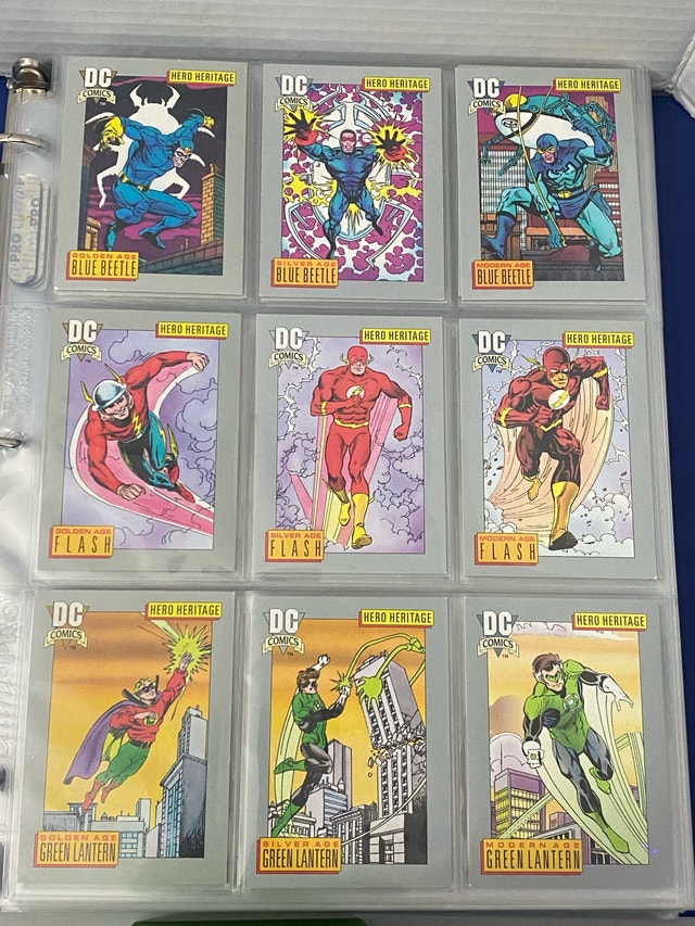 1992 DC Comics Hero Heritage Trading Cards