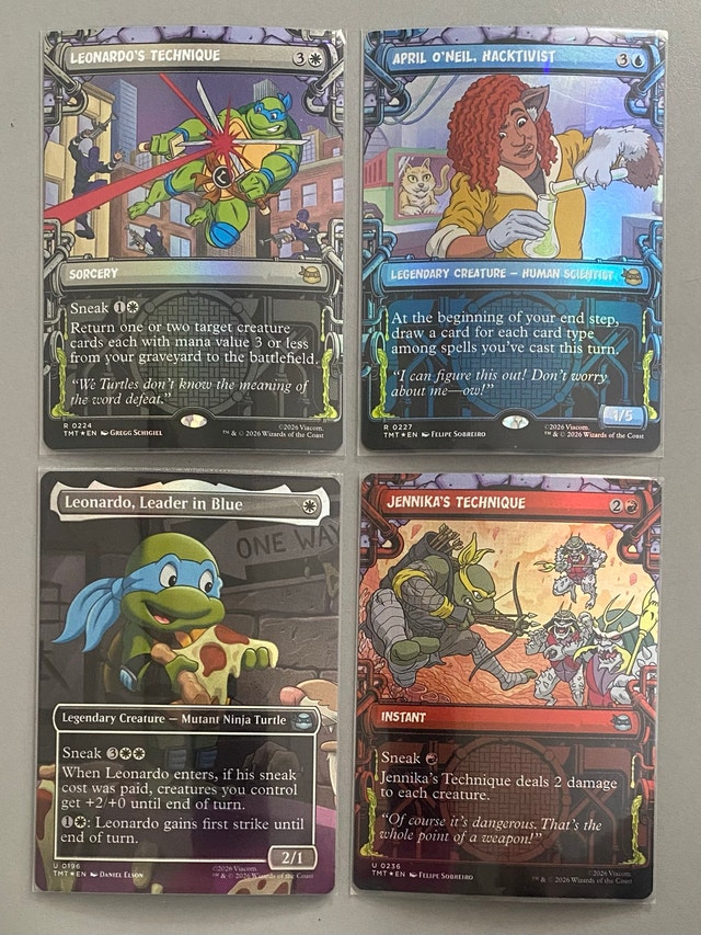 MTG TMNT singles
