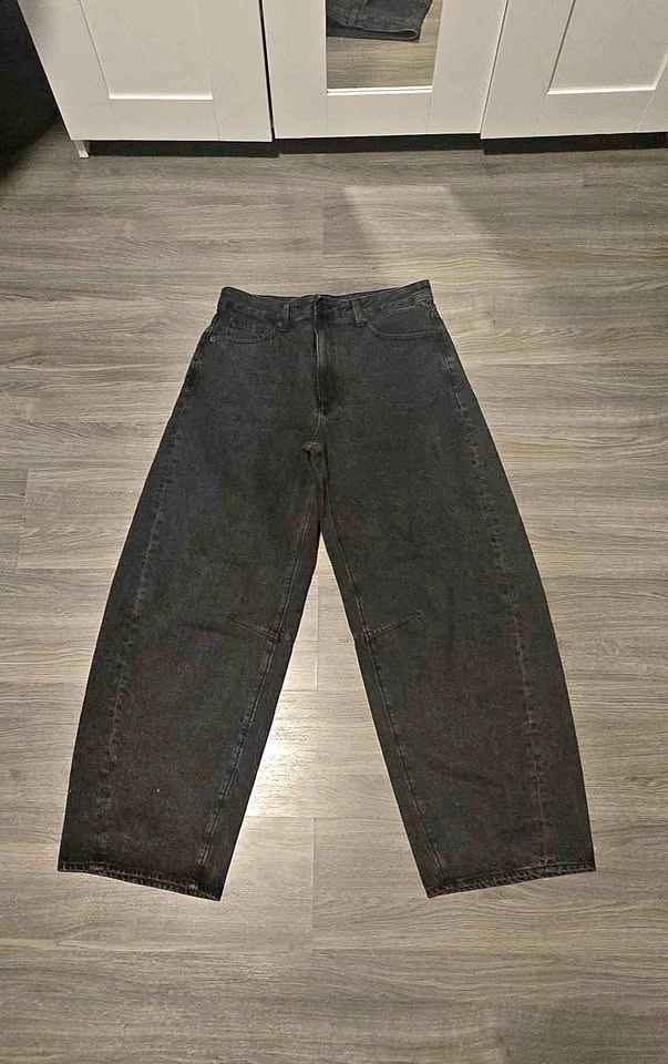 Women's XL GU Japan Barrel Leg Jeans