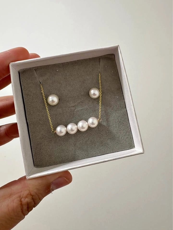 Fashion Jewelry Set + Pearl Ring