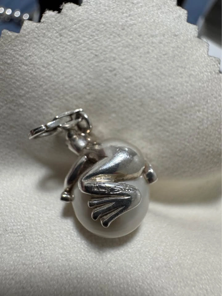 Thomas Sabo Sterling Silver Lizard Charm with Pearl - photo 2