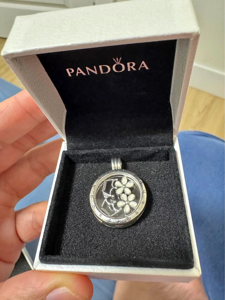 Pandora Silver Floral Pendant
