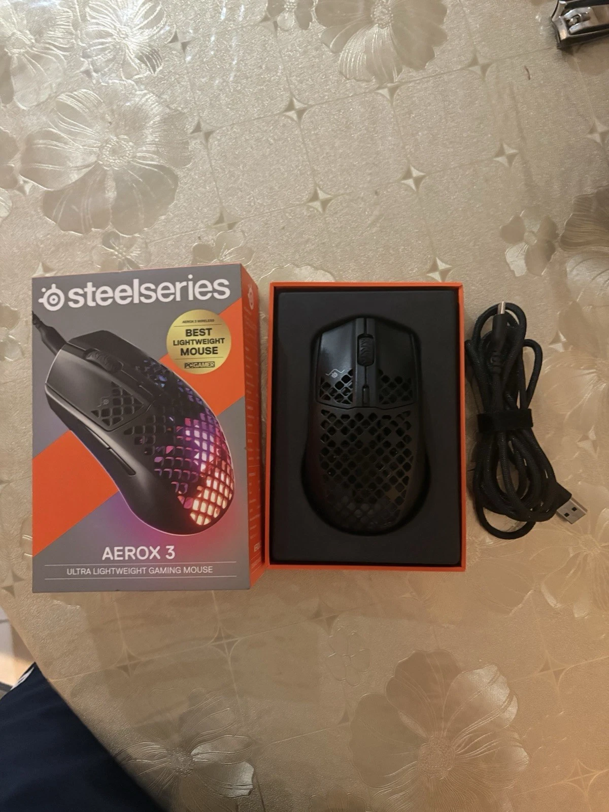SteelSeries Aerox 3 (2022) Gaming Mouse - Black