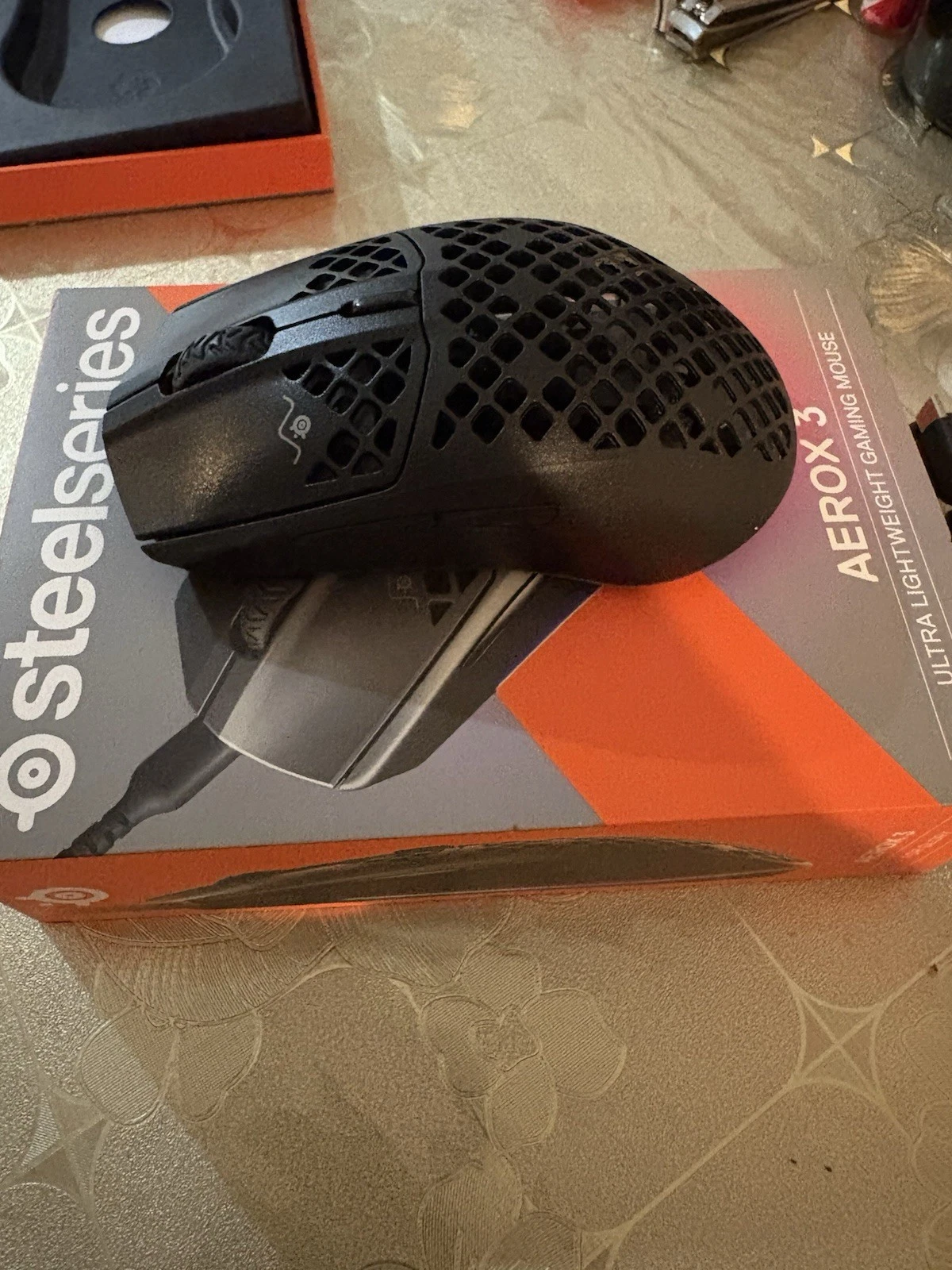 SteelSeries Aerox 3 (2022) Gaming Mouse - Black - photo 2