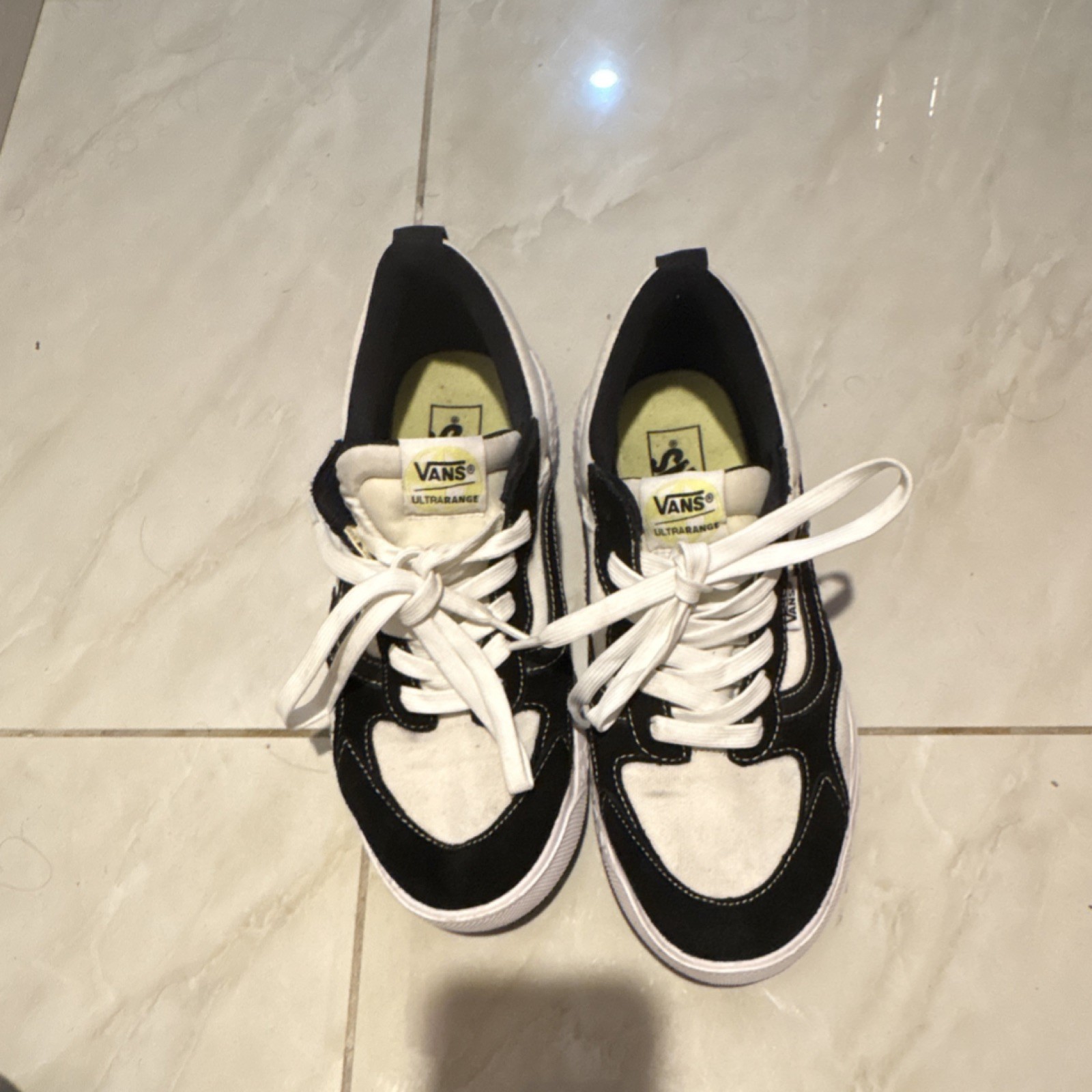 VANS UltraRange Black White Low Top Men's Skateboarding Sneakers - photo 2