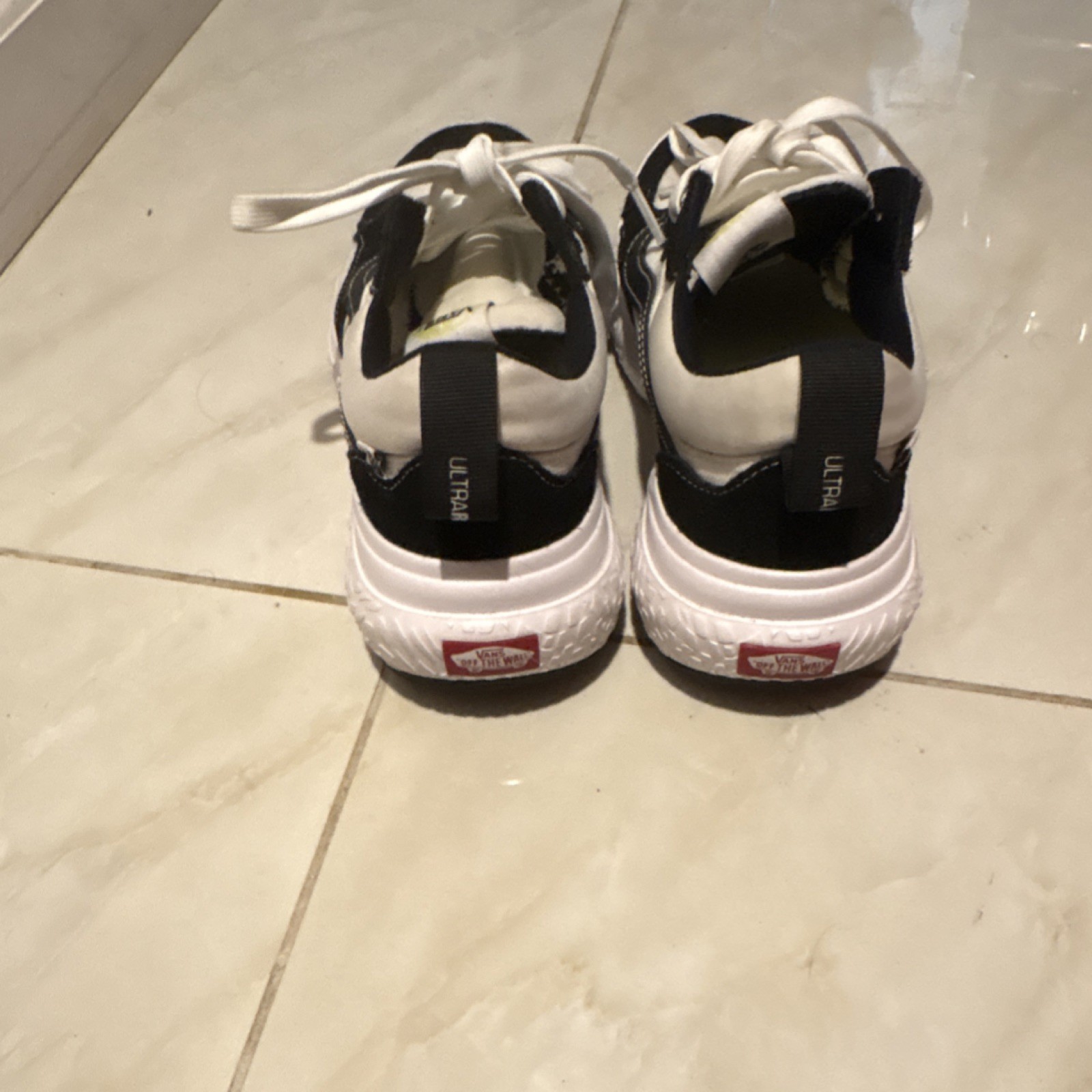 VANS UltraRange Black White Low Top Men's Skateboarding Sneakers - photo 3
