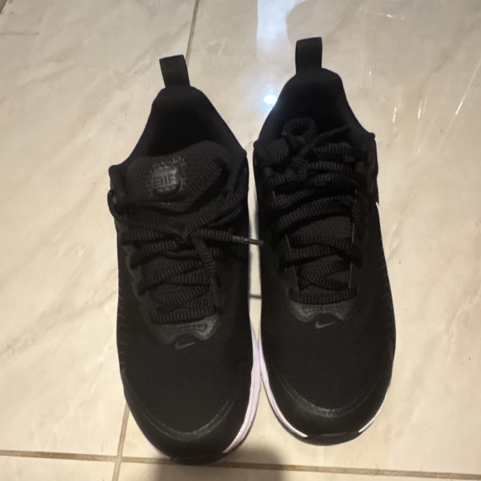 Nike Air Max Nuaxis Black White Men's Sneaker Mesh Breathable HF