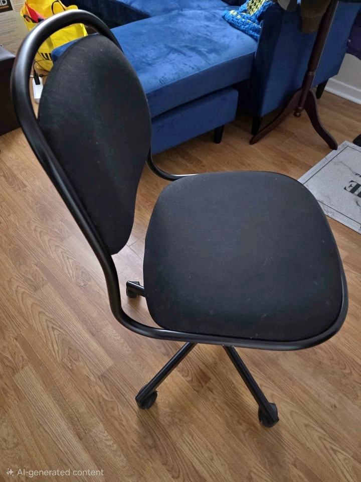 Black Office Chair – Adjustable Swivel Task Chair