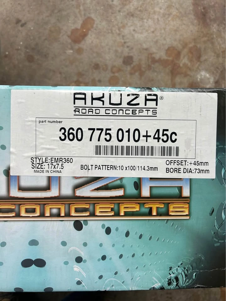 17X7.5 Chrome Japanese Wheels (10 X 100/114.3mm) - photo 3