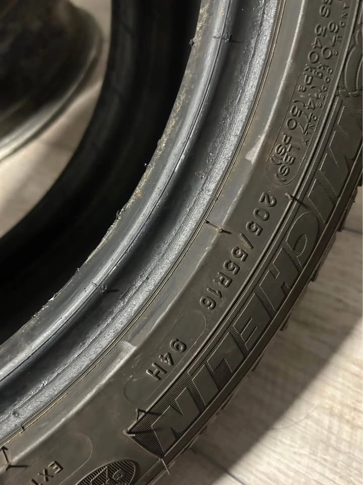 205/55R16 Michelin X-ice 80% Tread - photo 3