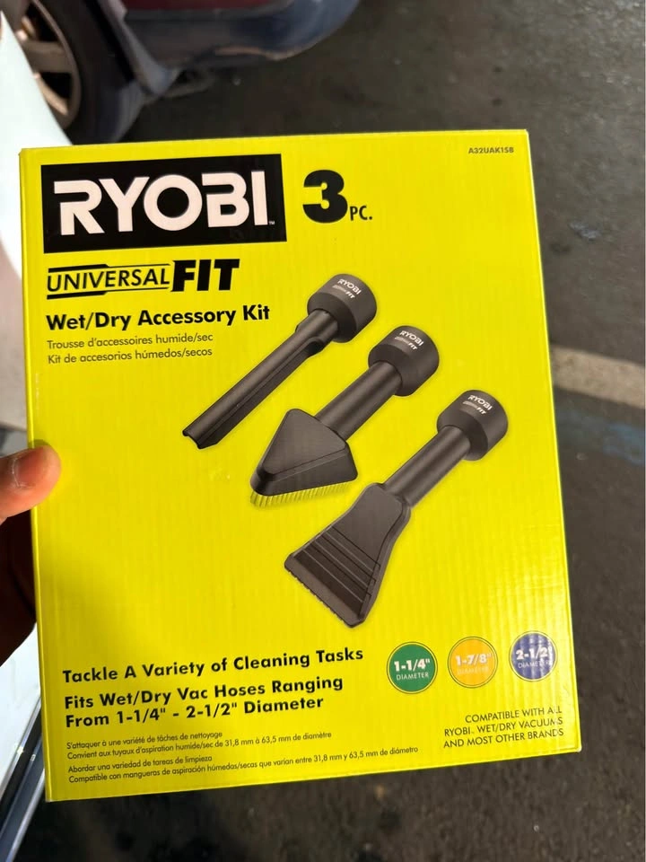 Ryobi Universal Fit Wet/Dry Accessories Kit (3-Piece) - photo 2