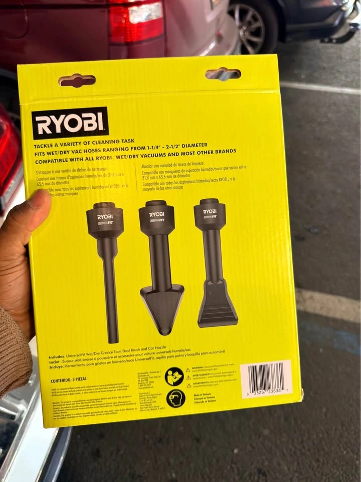 Ryobi Universal Fit Wet/Dry Accessories Kit (3-Piece) - photo 4