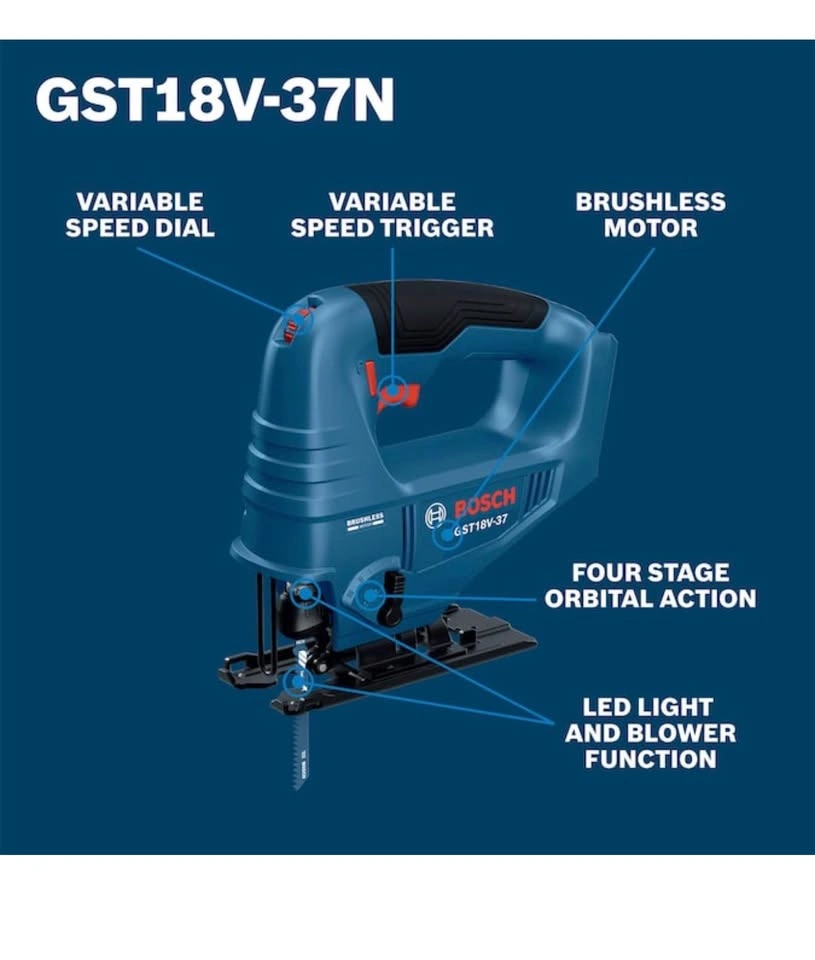 Bosch Jigsaw (Tool Only) - photo 5