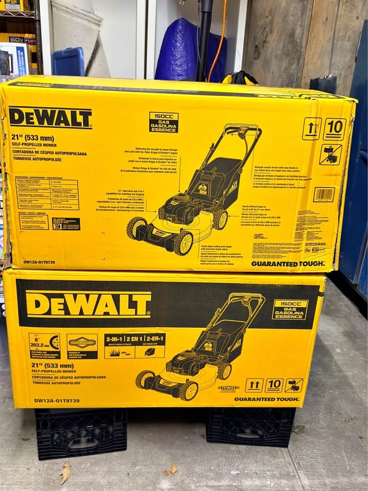 BRAND NEW DeWalt 21" Cordless Lawn Mower - In Box