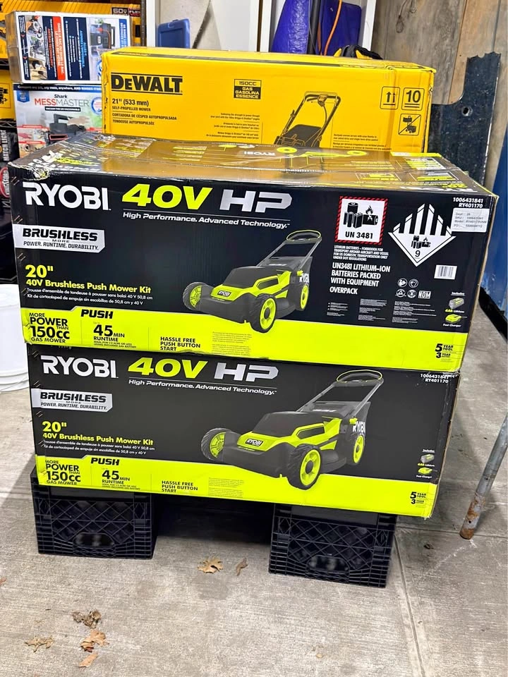 40V HP Brushless 20 in. Cordless Mower w/ 6.0 Ah Battery & Charg