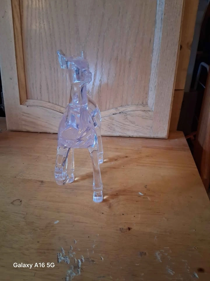 Clear Reindeer Statue - photo 2