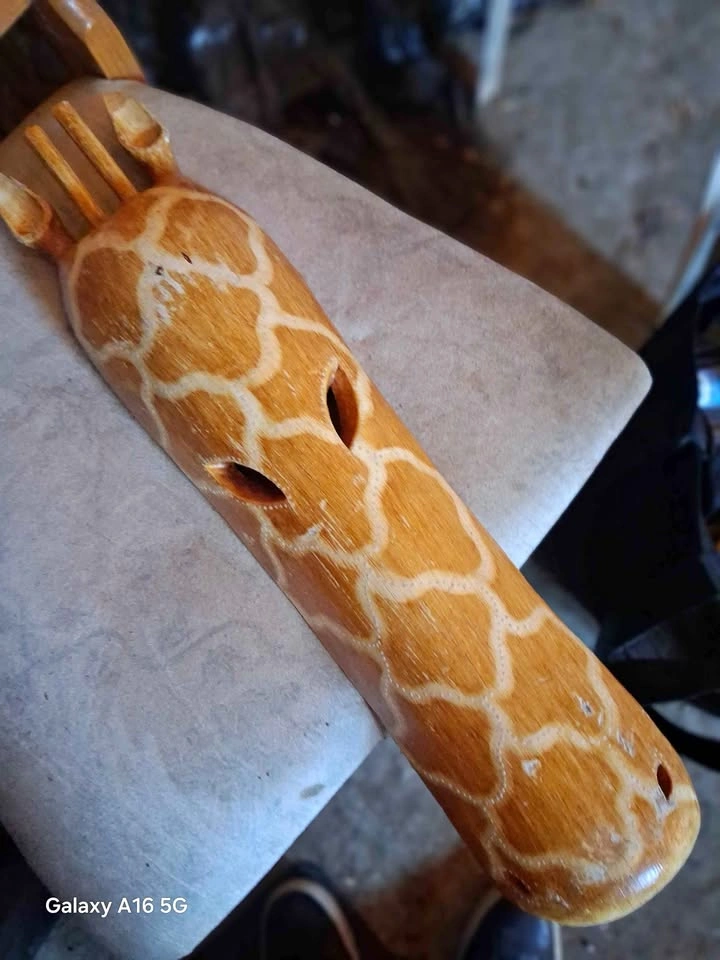 Handmade Vintage African Giraffe Mask