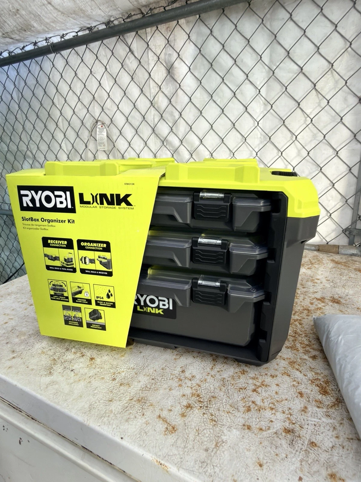 Ryobi LINK Organizer Kit 4-Piece Tool Box