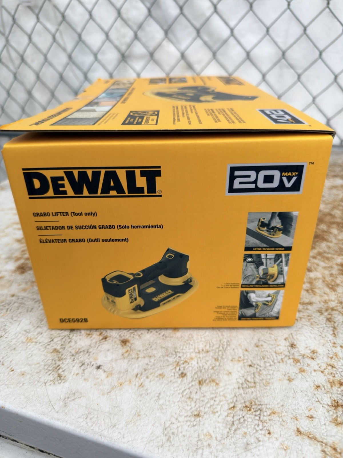 DEWALT 20V Grabo Lifter DCE592B Tool Only