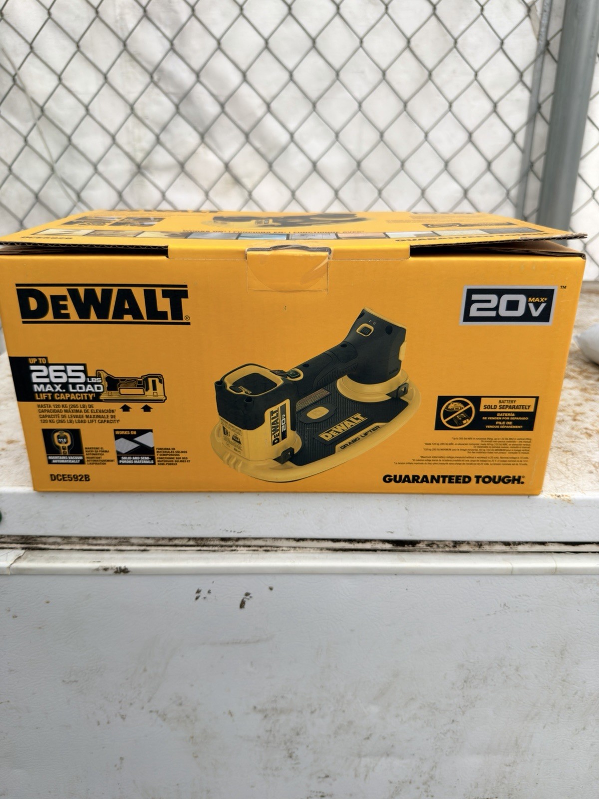 DEWALT 20V Grabo Lifter DCE592B Tool Only - photo 2