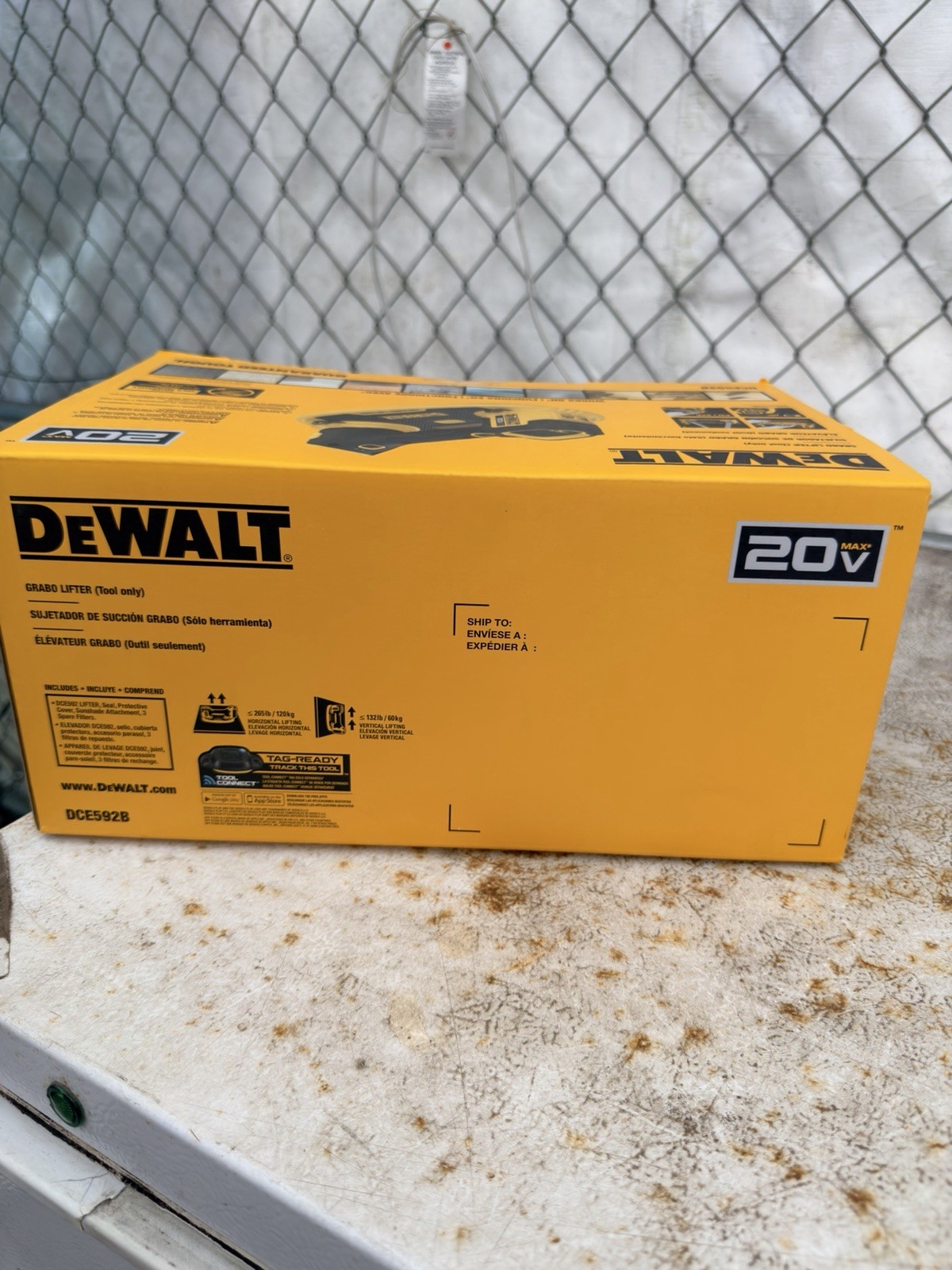 DEWALT 20V Grabo Lifter DCE592B Tool Only - photo 5