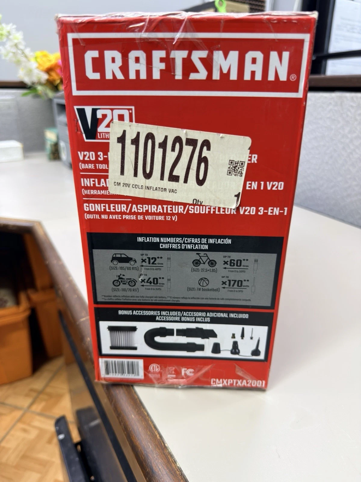 Craftsman V20 3-in-1 Inflator Vacuum Blower Digital Gauge - photo 4