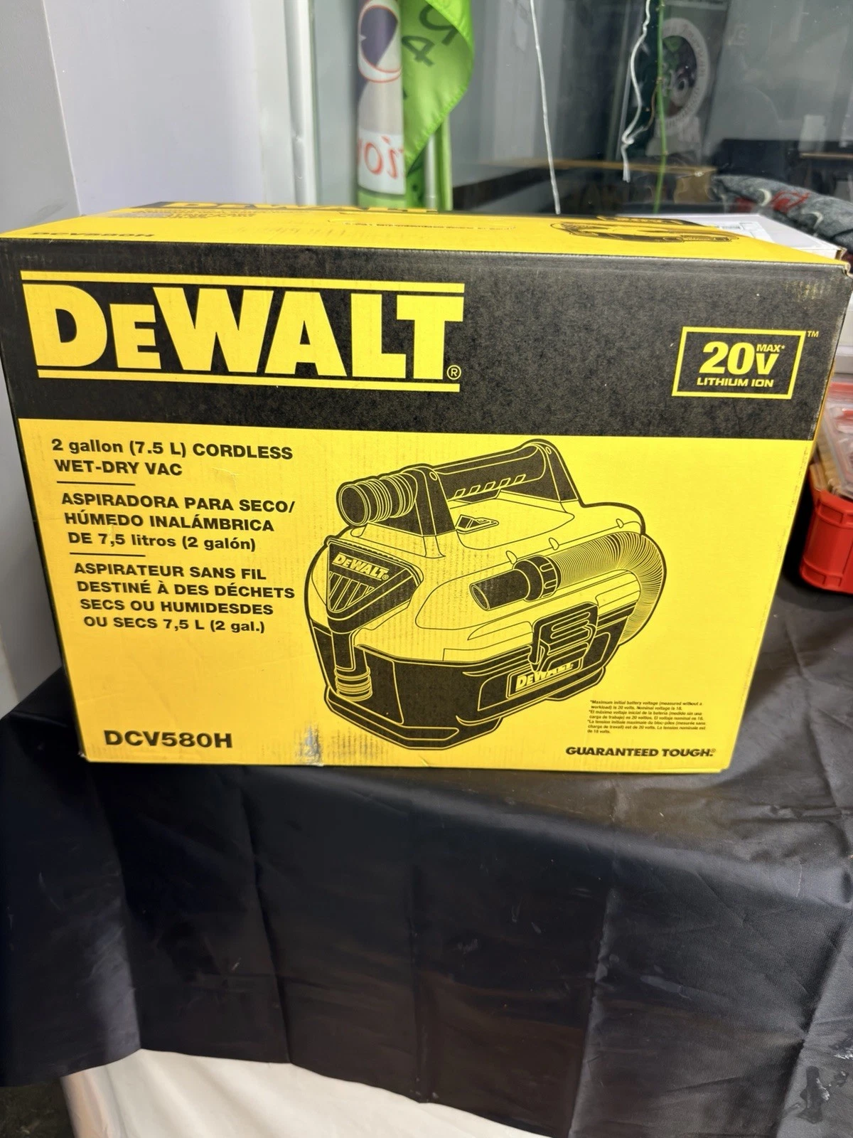 DEWALT DCV580H 20V Cordless Wet-Dry Vac - Portable