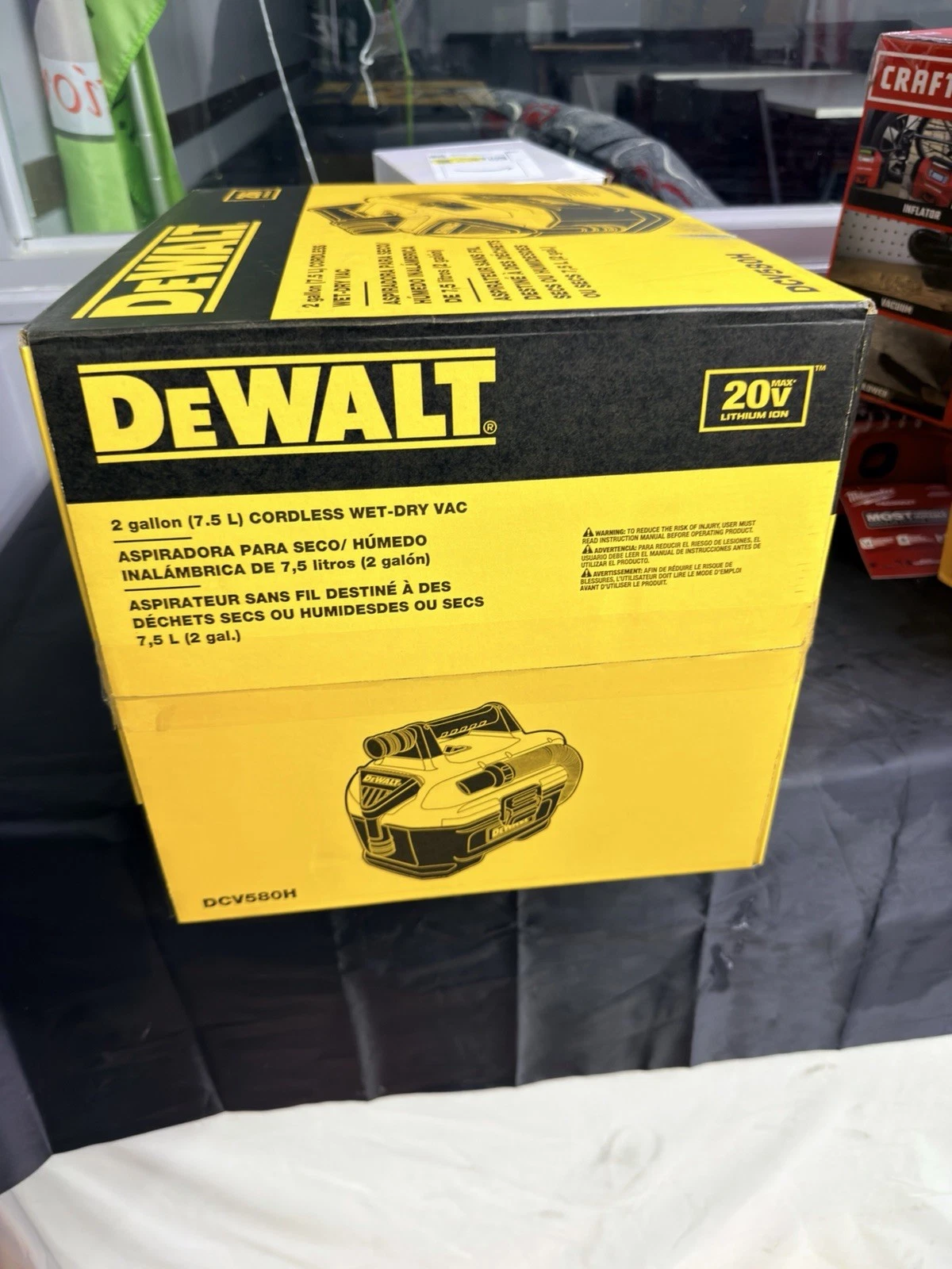 DEWALT DCV580H 20V Cordless Wet-Dry Vac - Portable - photo 4